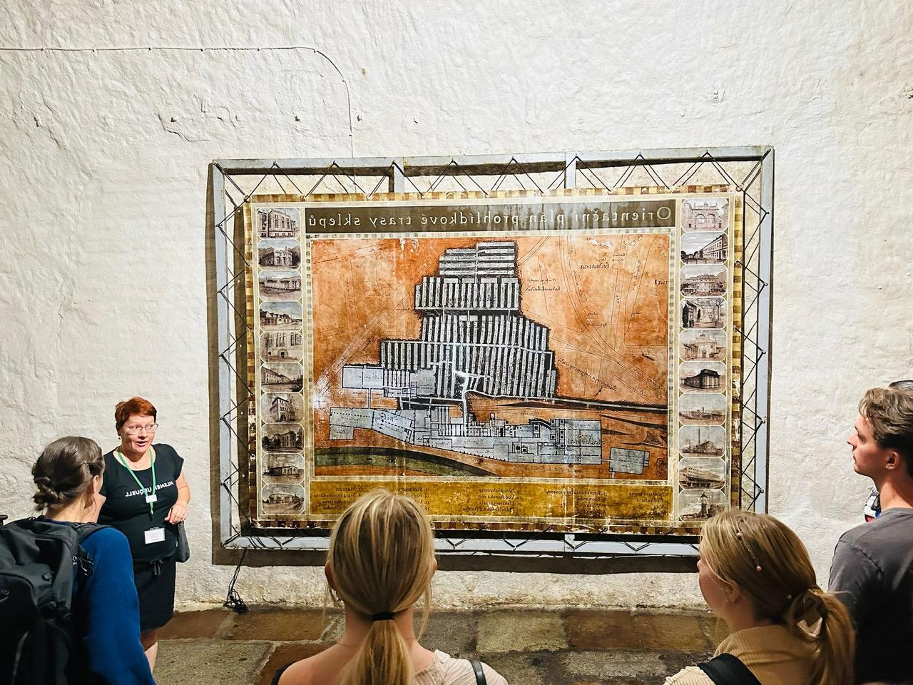 Photo of 博天堂官方 students at a museum in Prague